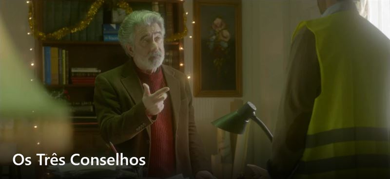 Title frame from Os Três Conselhos